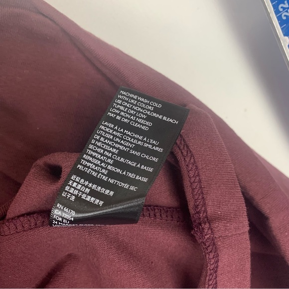 Free People beach FP size small new Free-est modern One Shoulder Burgundy dress - Picture 8 of 8